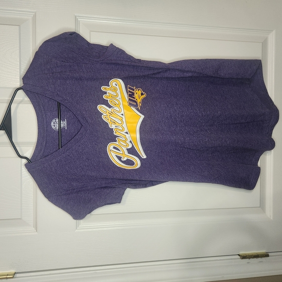 Rivalry Threads Purple and Yellow Graphic Tee - Picture 1 of 6
